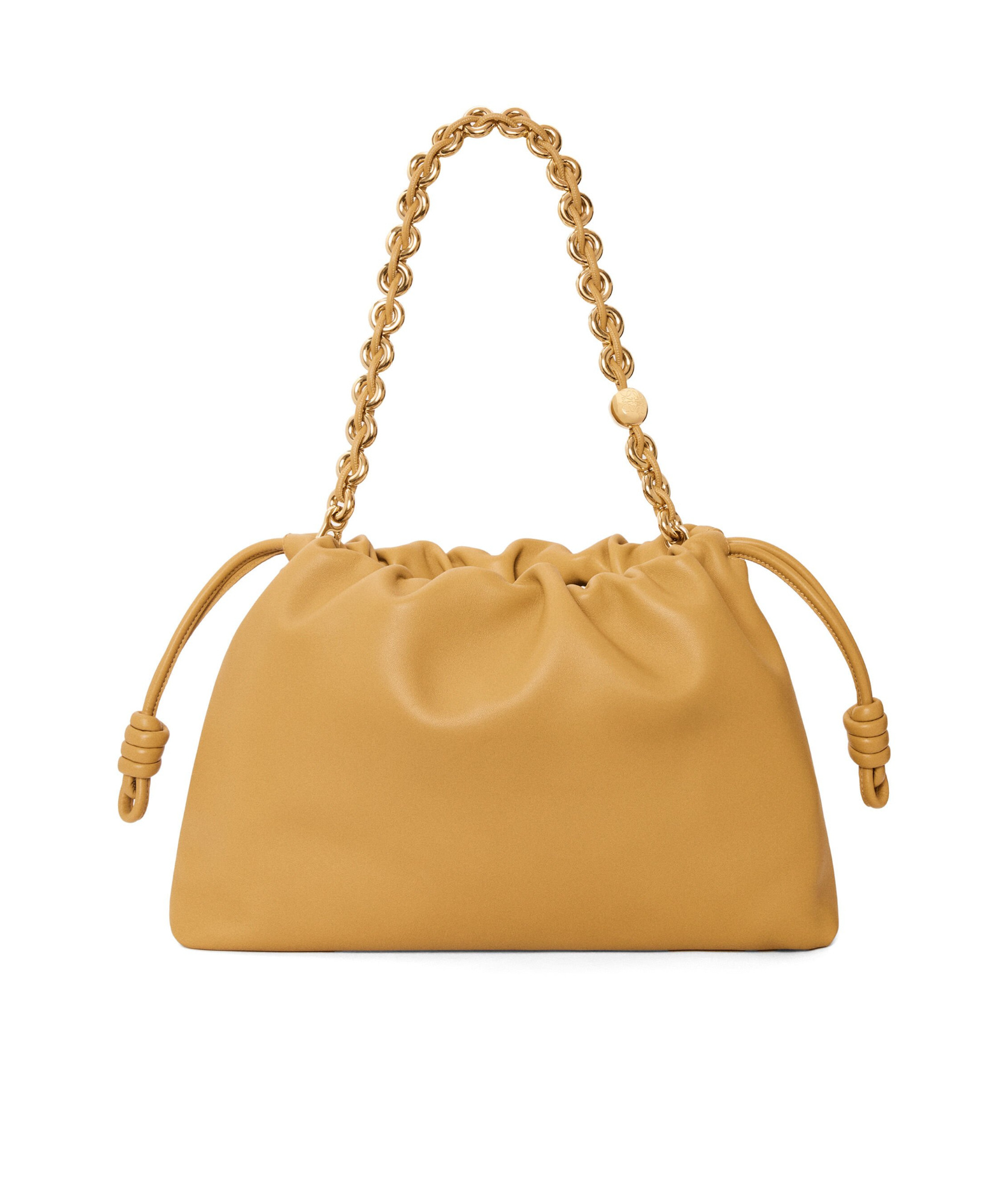 Loewe Large Flamenco Purse In Mellow Nappa Lambskin In Brown