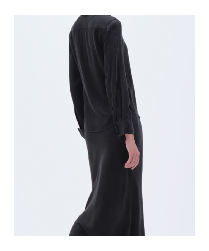 Remain Birger Christensen Long-sleeve Shirt In Black