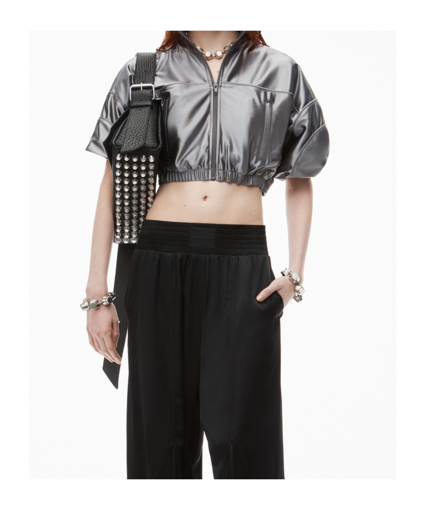 Alexander Wang Elasticated Balloon Pants In Black