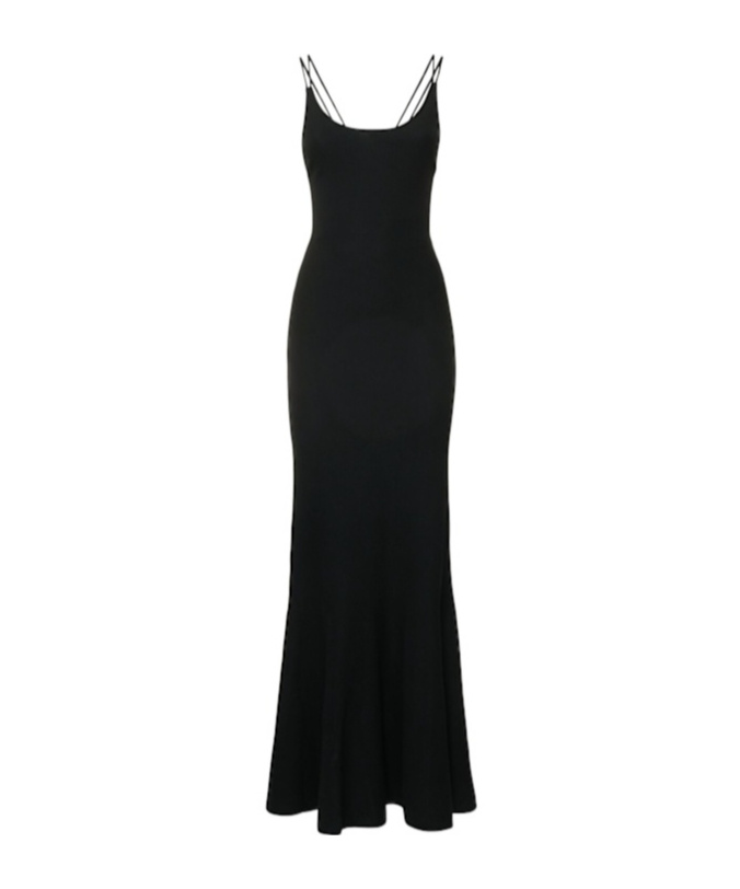 Gabriela Hearst Suspender Dress In Black