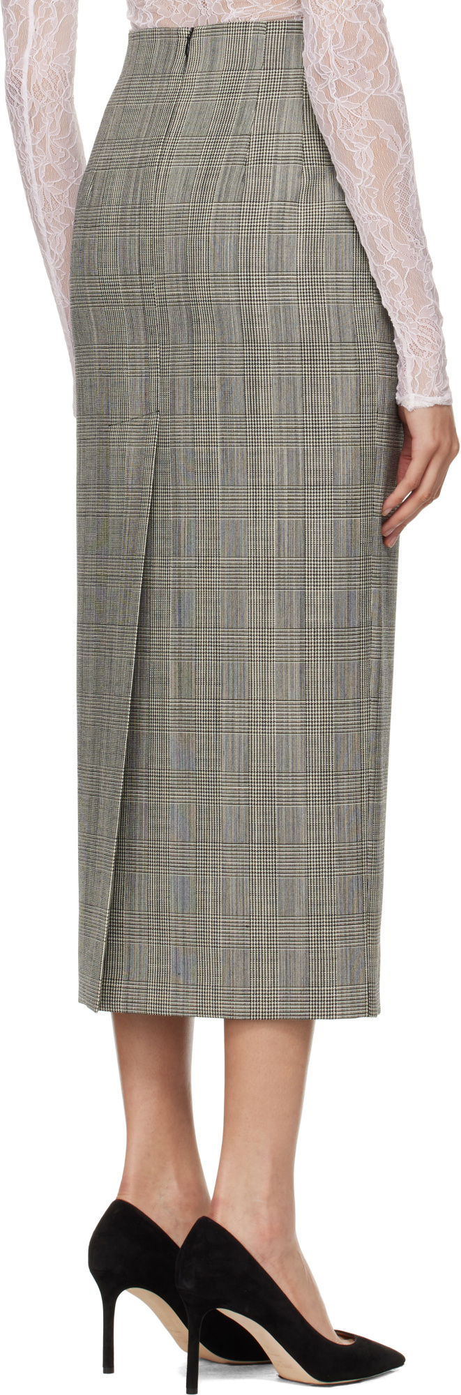Wardrobe.nyc Contour Midi Skirt