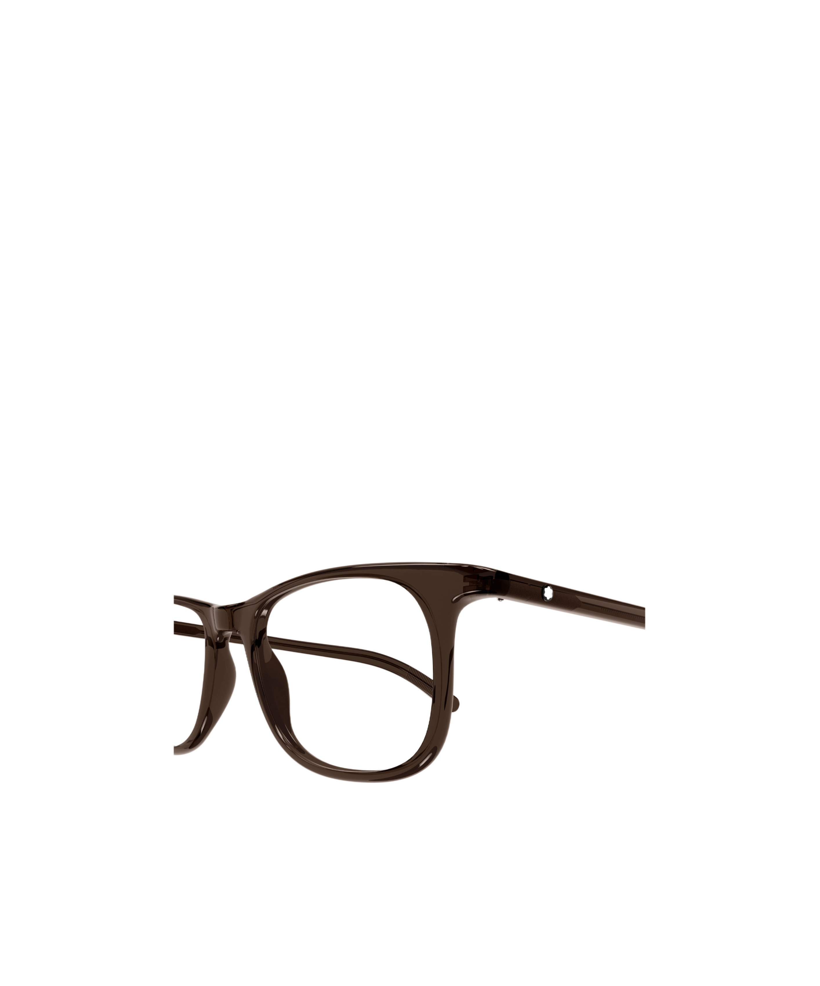 Montblanc Square-frame Glasses In Green