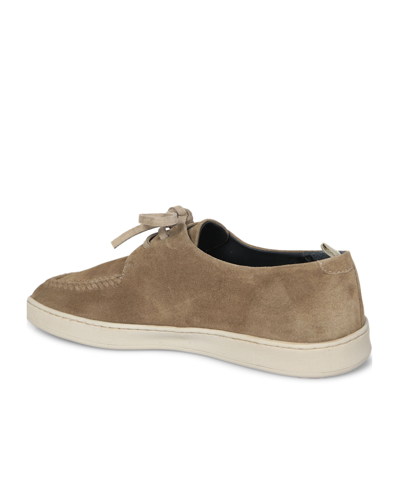 Officine Creative Herbie Lead Lace Suede Brown Loafer In Green