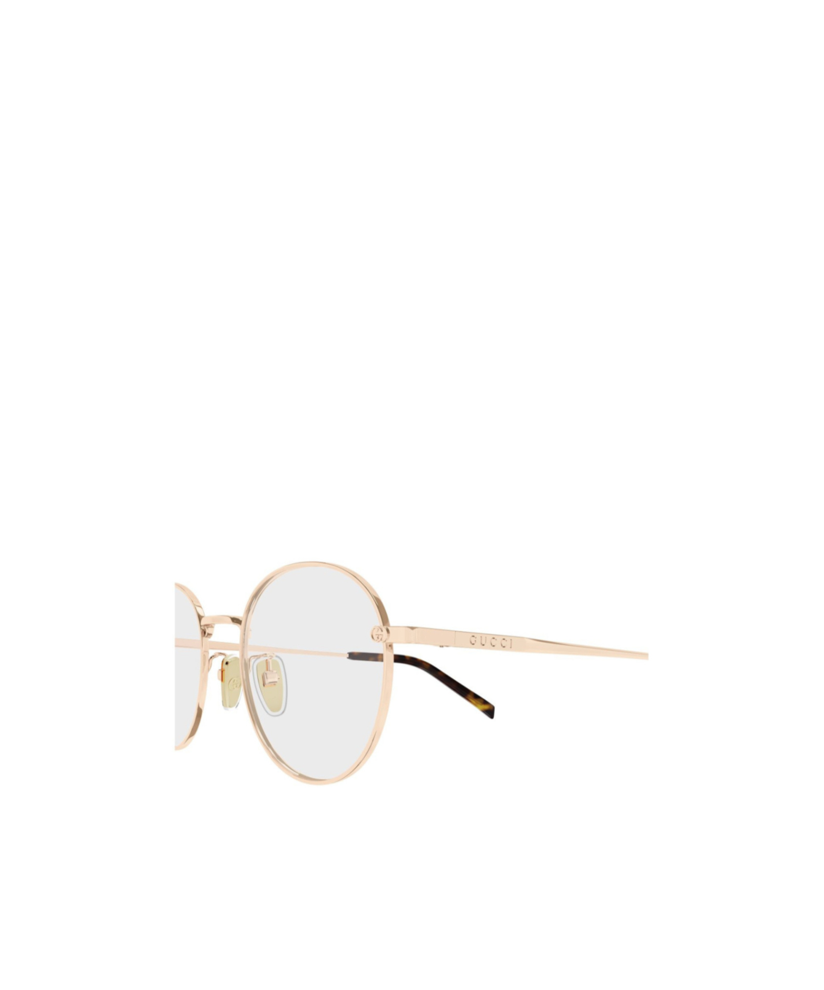 Gucci Geometric Frame Plain Mirror In Gold