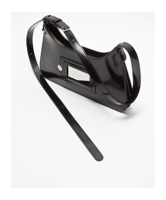 Acne Studios Mini Platt Shoulder Bag In Black