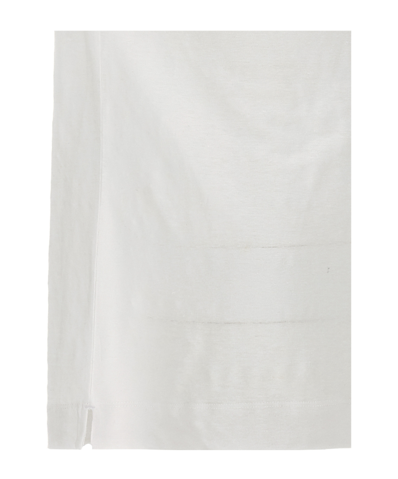 Shop Zegna Semi-sheer Linen T-shirt In White