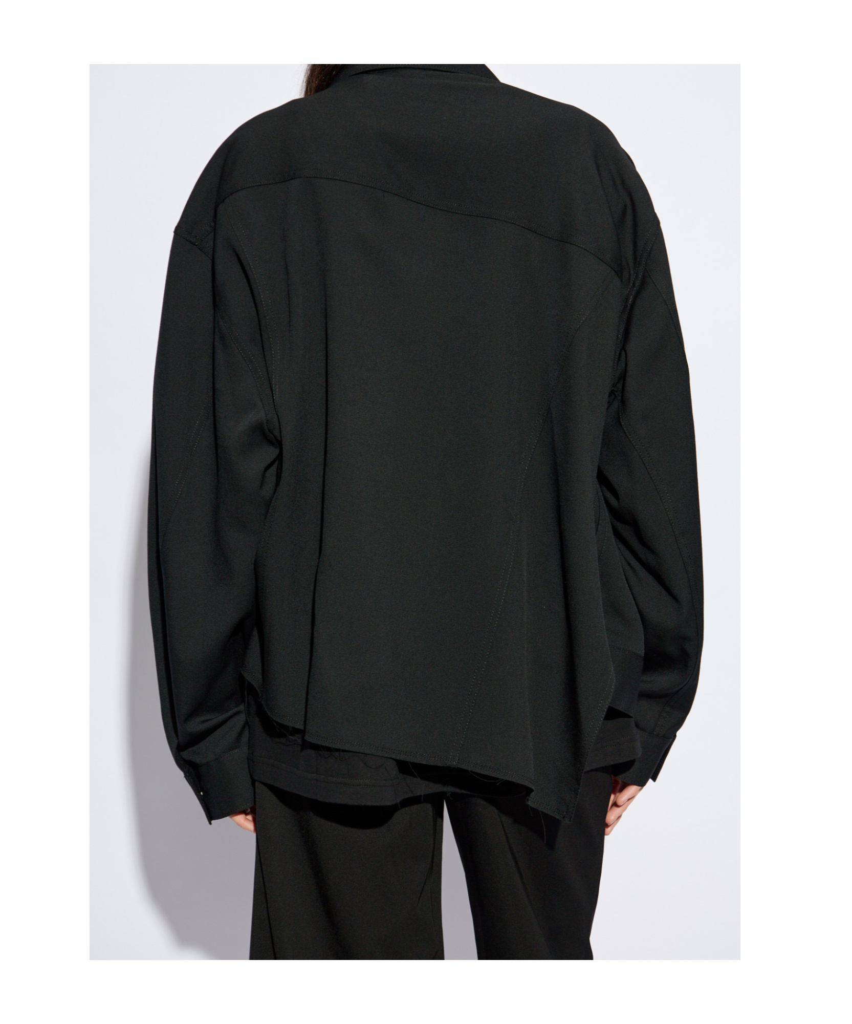 Comme Des Garçons Long Sleeve Casual Jacket In Black