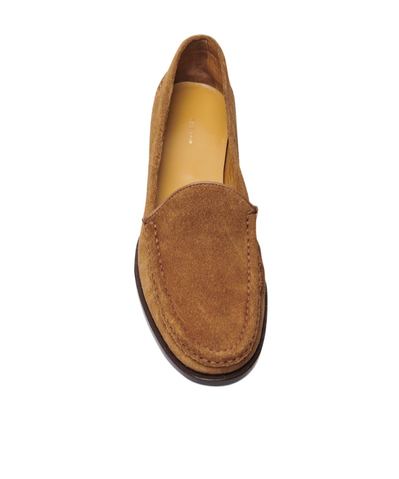 The Row Ruth Loafer Shoes In Brown