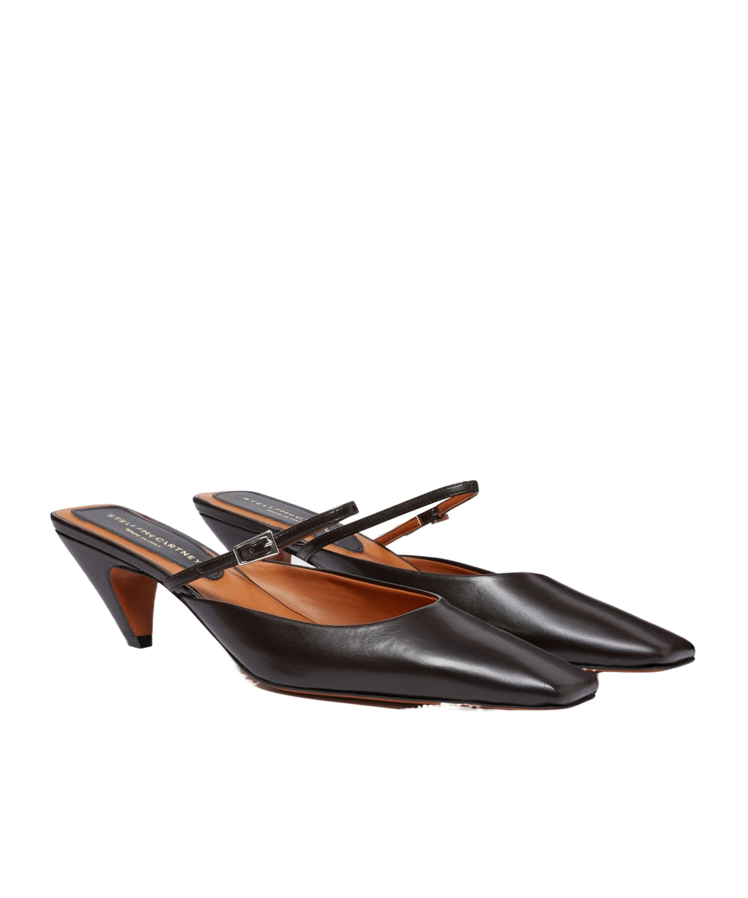 Stella Mccartney Stella Spur Kitten Heeled Sandals In Black