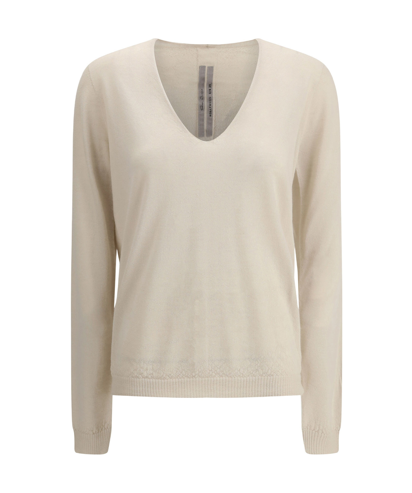 Rick Owens Alpaca And Wool Blend Sweater In Nude