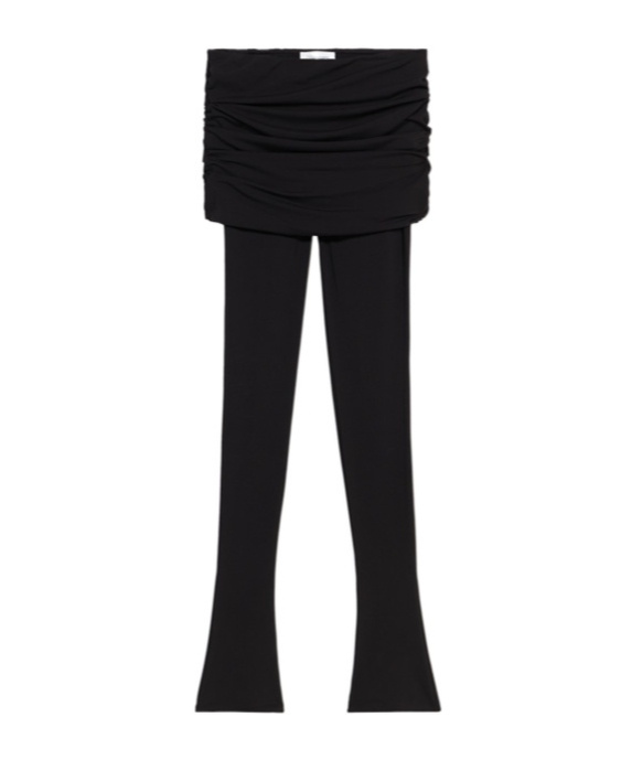 Blumarine Laminated Tights In Black