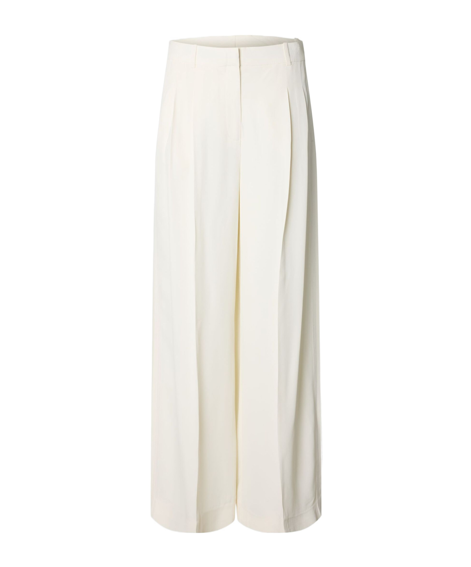 Selected Extra Wide Fit Trousers In White