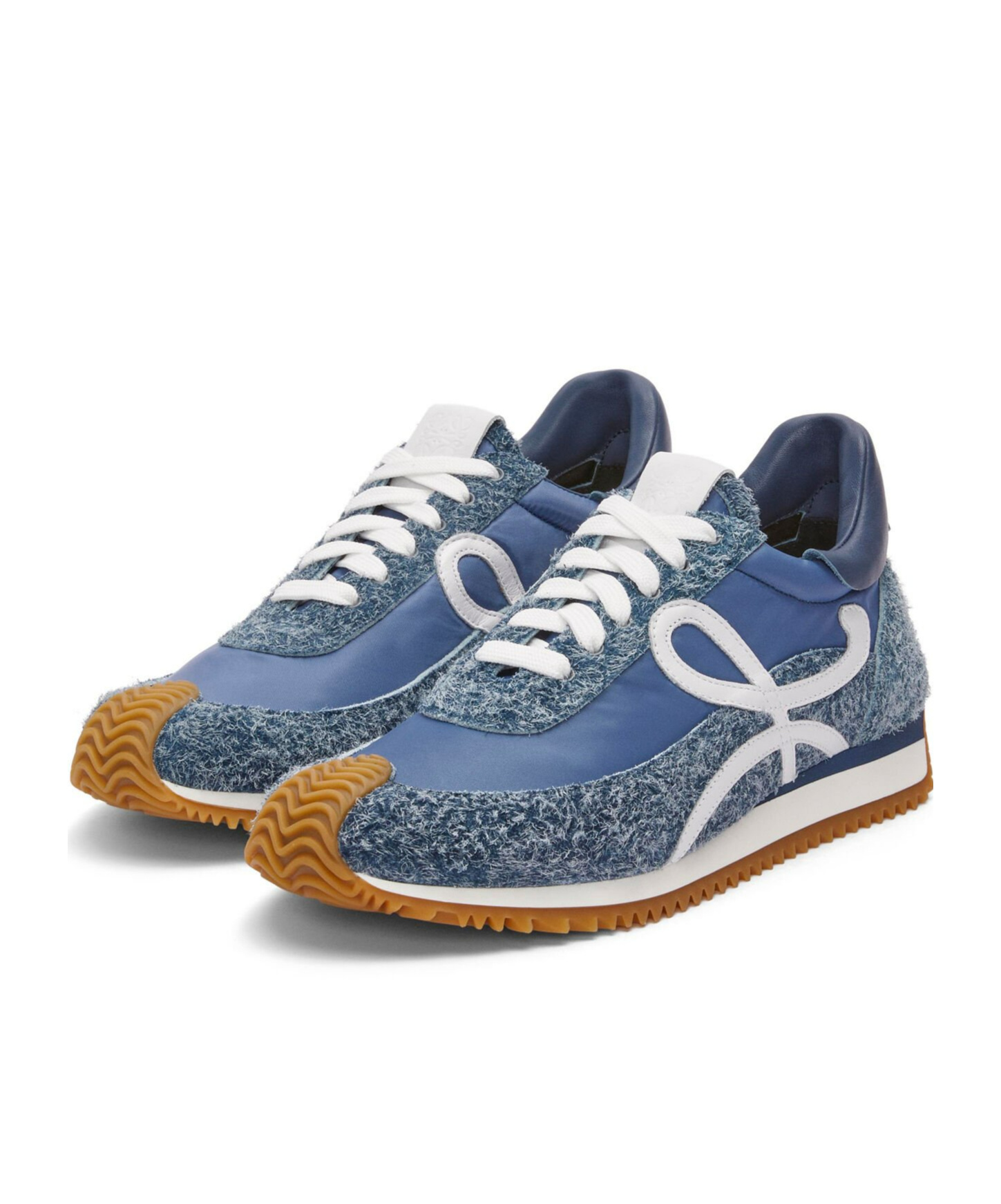 LOEWE FLOW RUNNER IN NYLON AND BRUSHED SUEDE