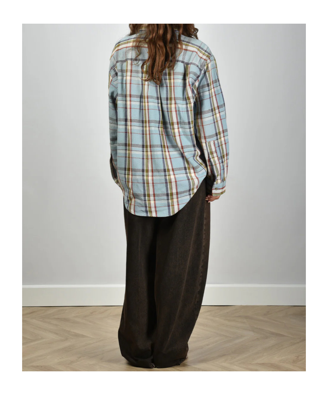 Haikure Plaid Long-sleeved Shirt In Multi