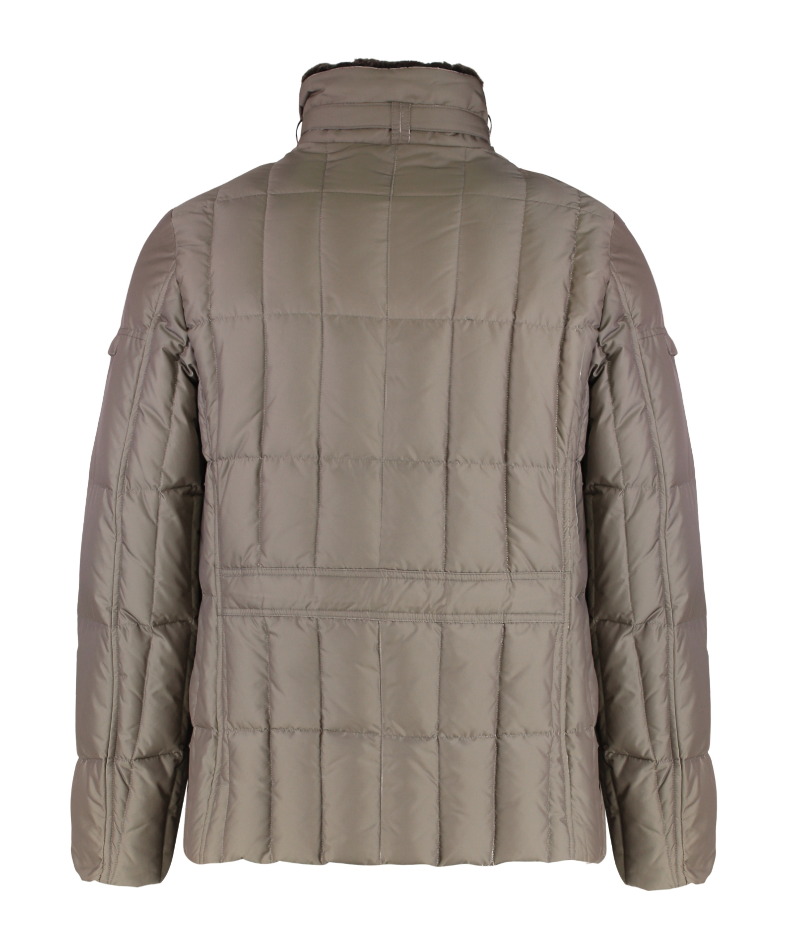 Moorer Siro Zip And Button Fastening Down Jacket In Gold