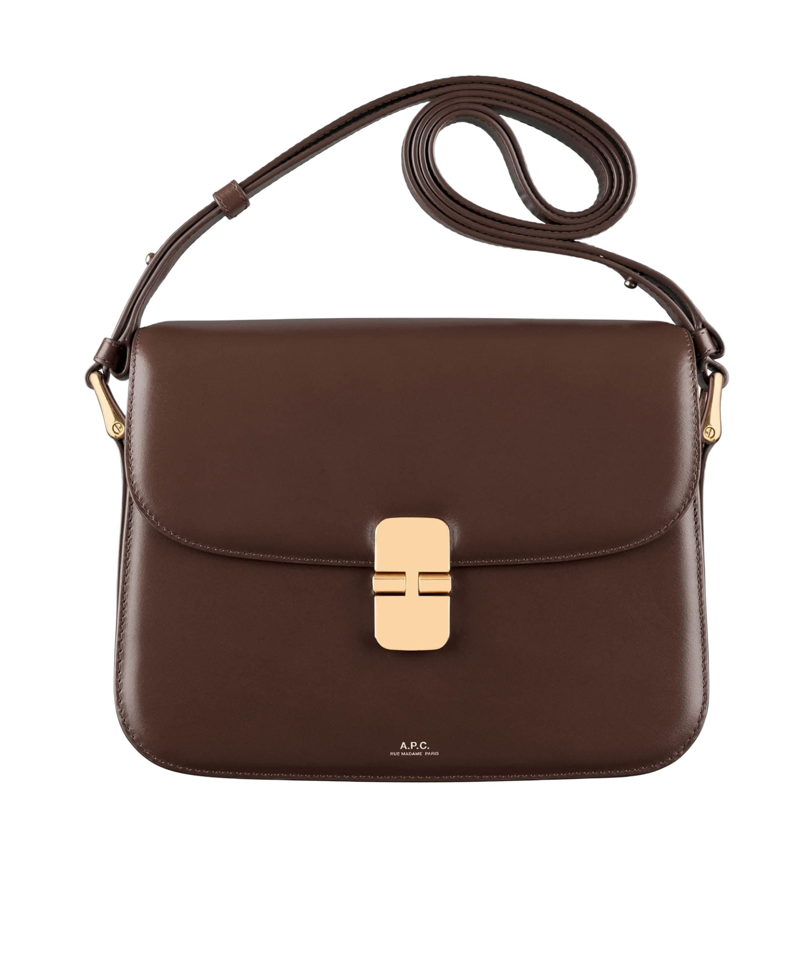 Apc Flip Shoulder Bag In Red