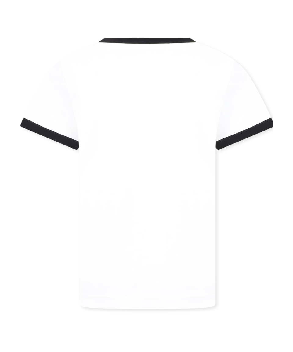 Shop Balmain Open-necked Black Shirt In White