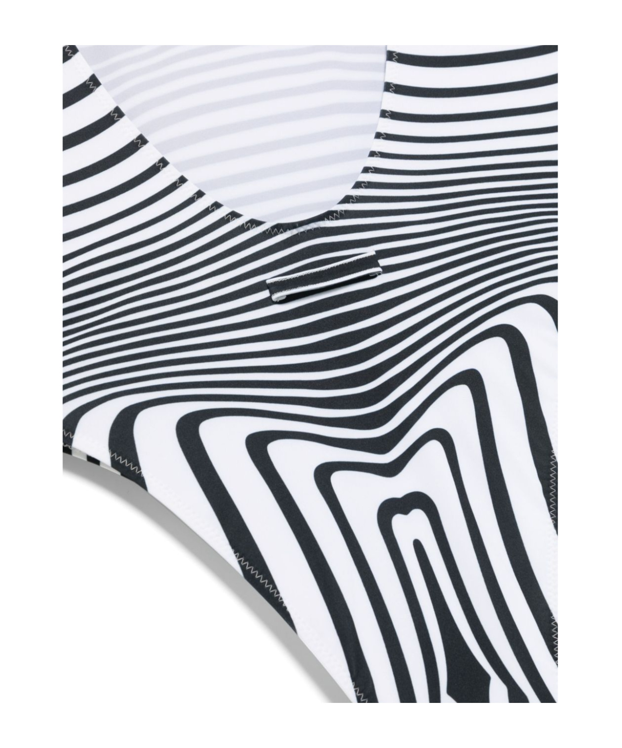 Jean Paul Gaultier Costume Con Stampa "mariniere Body Morphing" In White