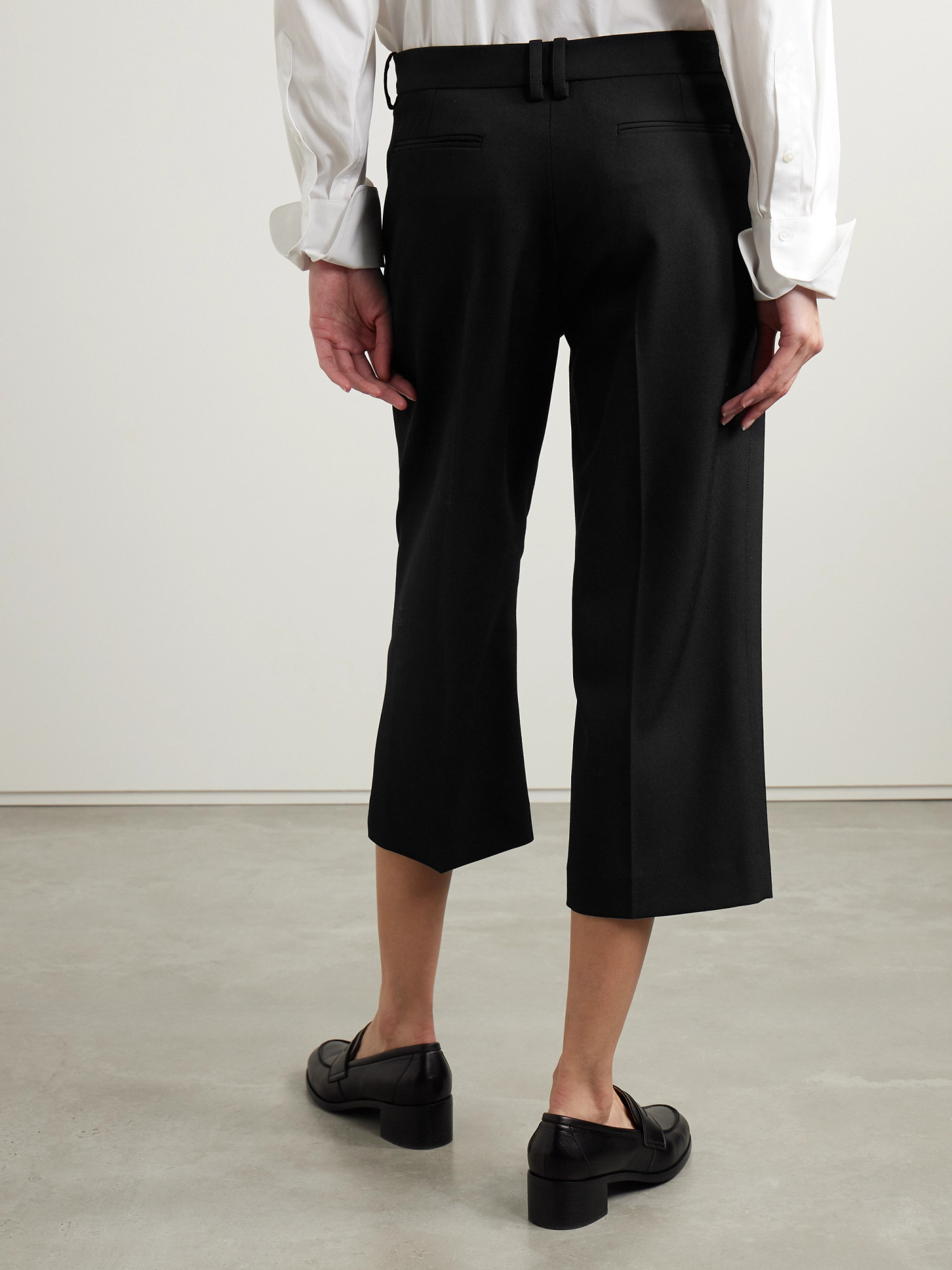 The Row Belt Ring Casual Pants In Black
