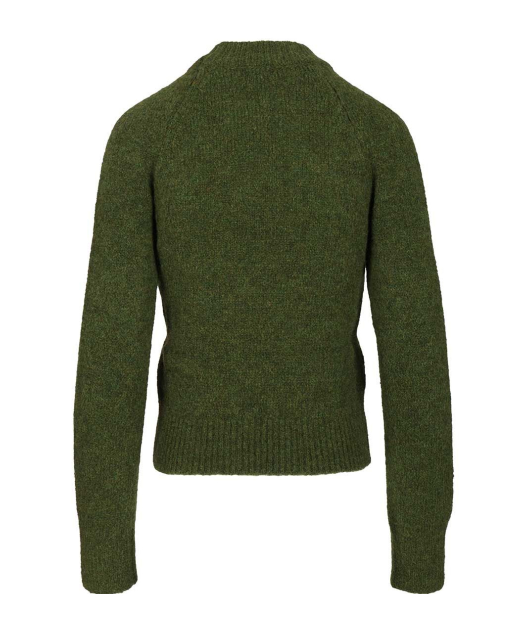 Dries Van Noten 09320-texas 2709 Crewneck Sweater Knitwear Green In Green