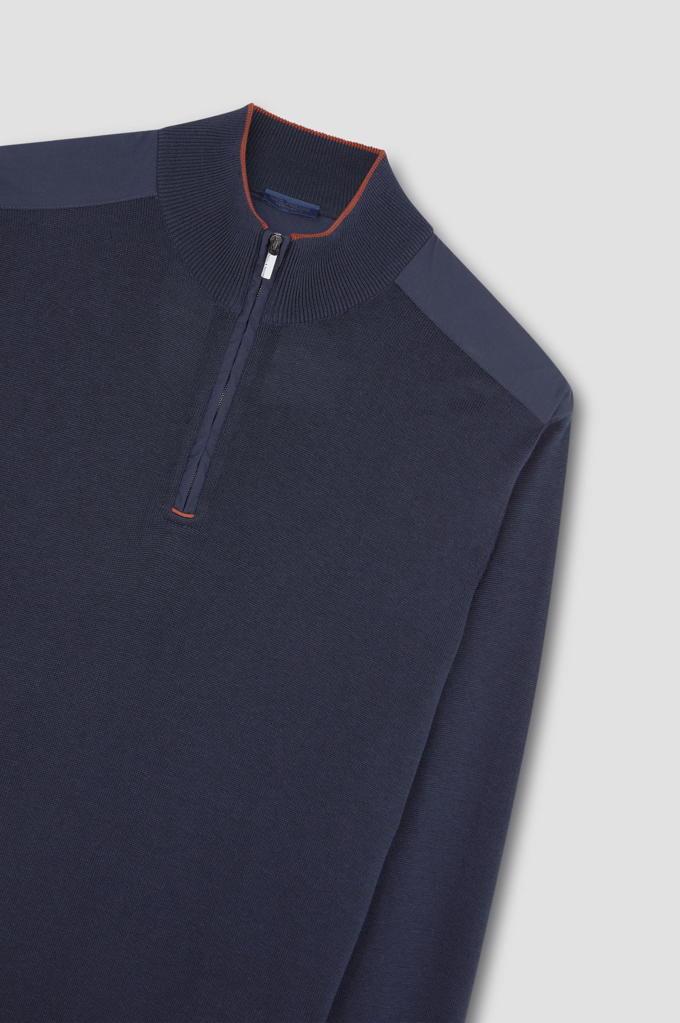 Paul & Shark Long-sleeved Sweater In Black