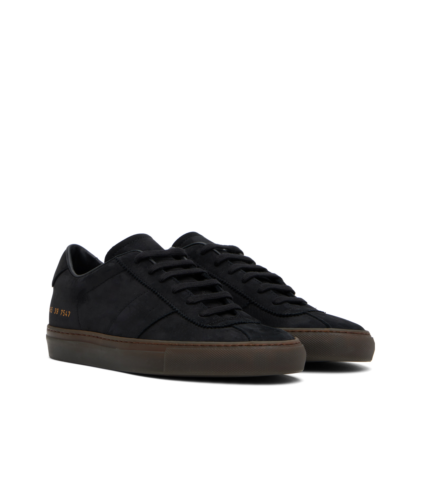 Common Projects Black Tennis Trainer Sneakers In Black