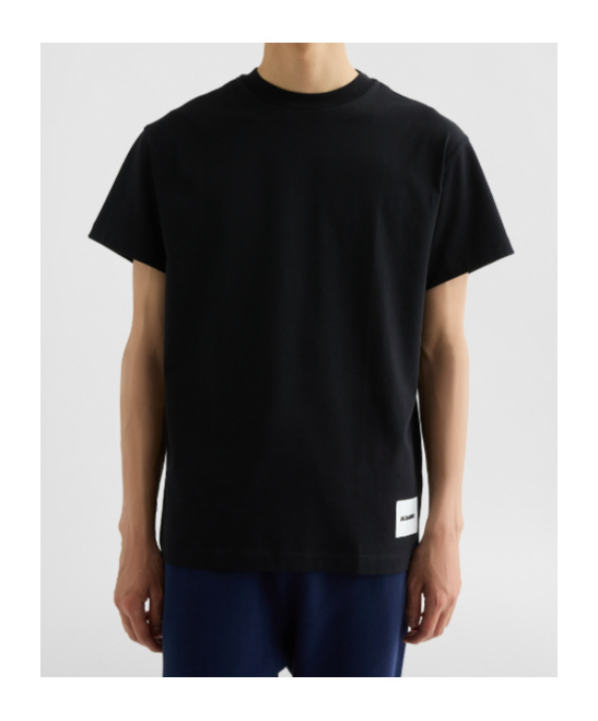Jil Sander Multicolor Cotton T-shirt Set In Blue