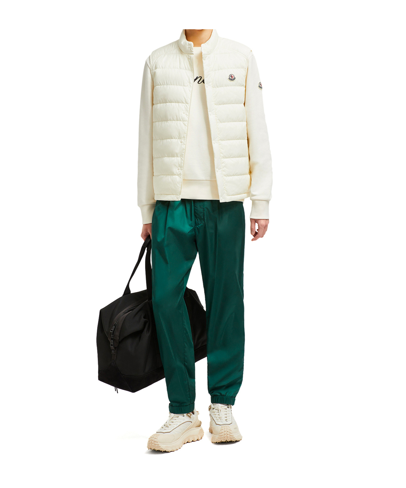 Moncler Barthe Nylon Down Vest In White