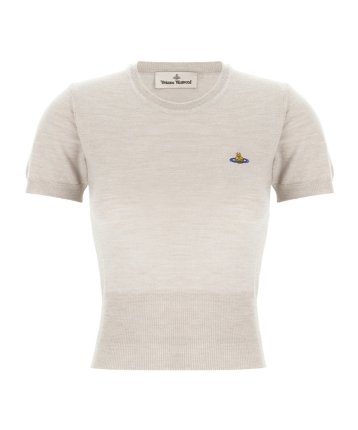 Vivienne Westwood Short-sleeved Pullover In Neutral