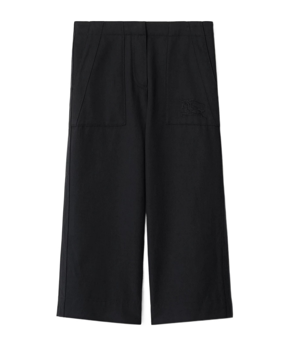 Burberry Ekd Straight-leg Trousers In Black