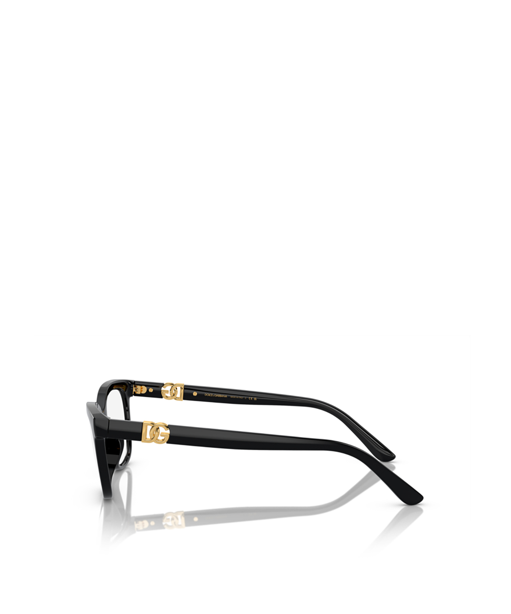 Dolce & Gabbana Dolce Gabbana Eyewear Square Frame Glasses In Black