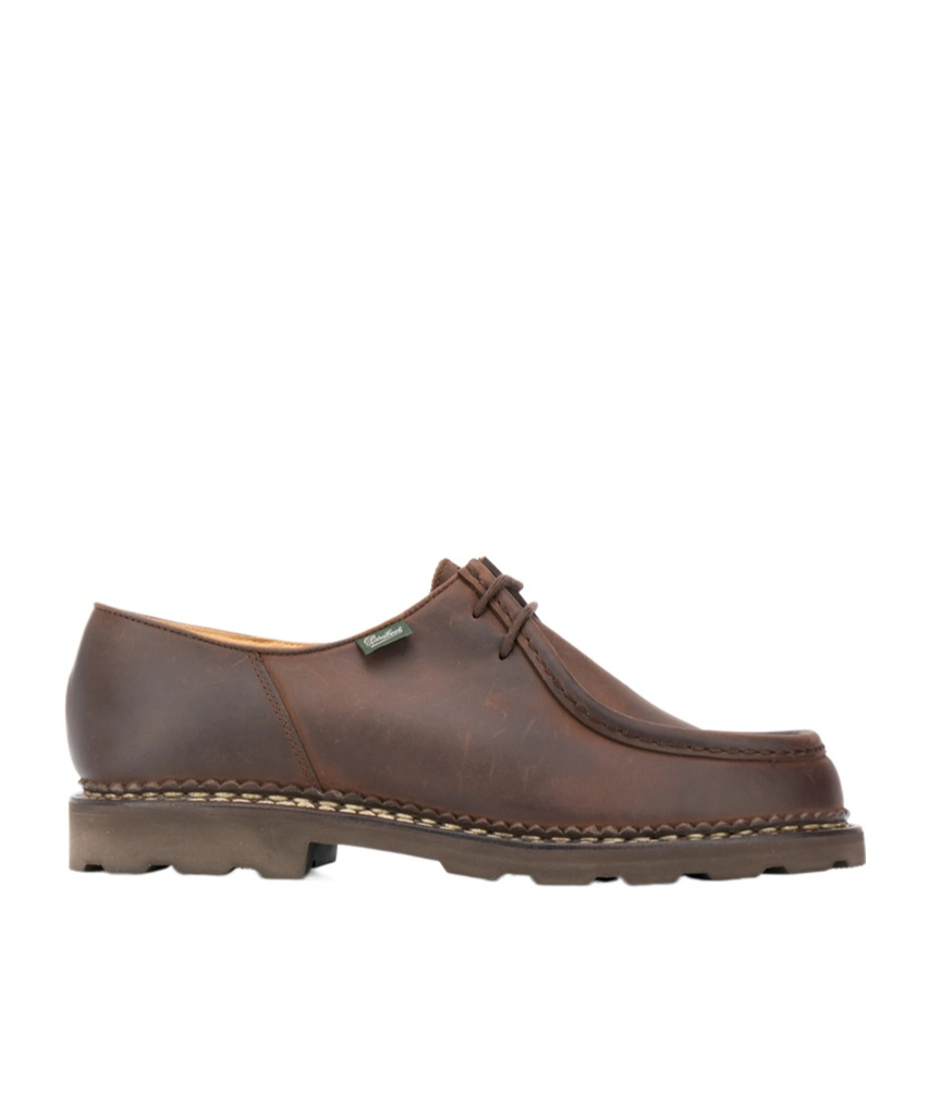 Paraboot Logo Loafers In Brown