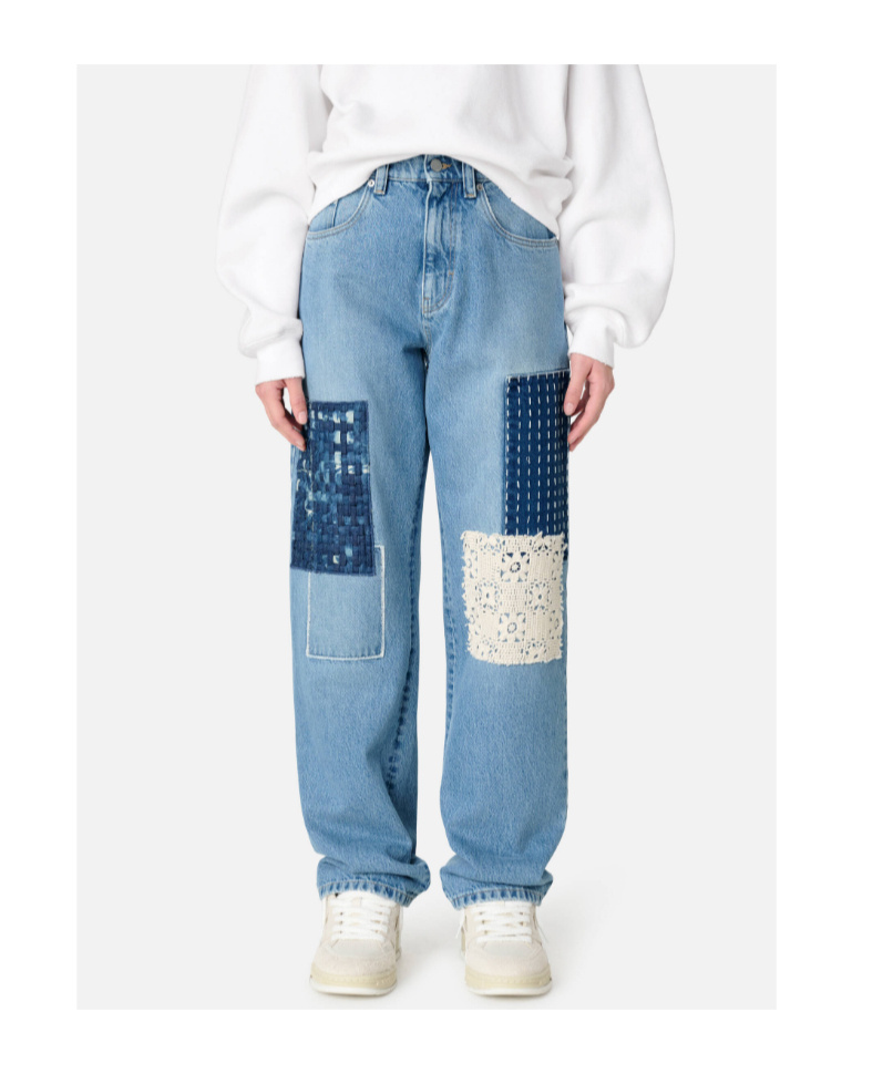 Axel Arigato Quilt Casual Jeans In Blue