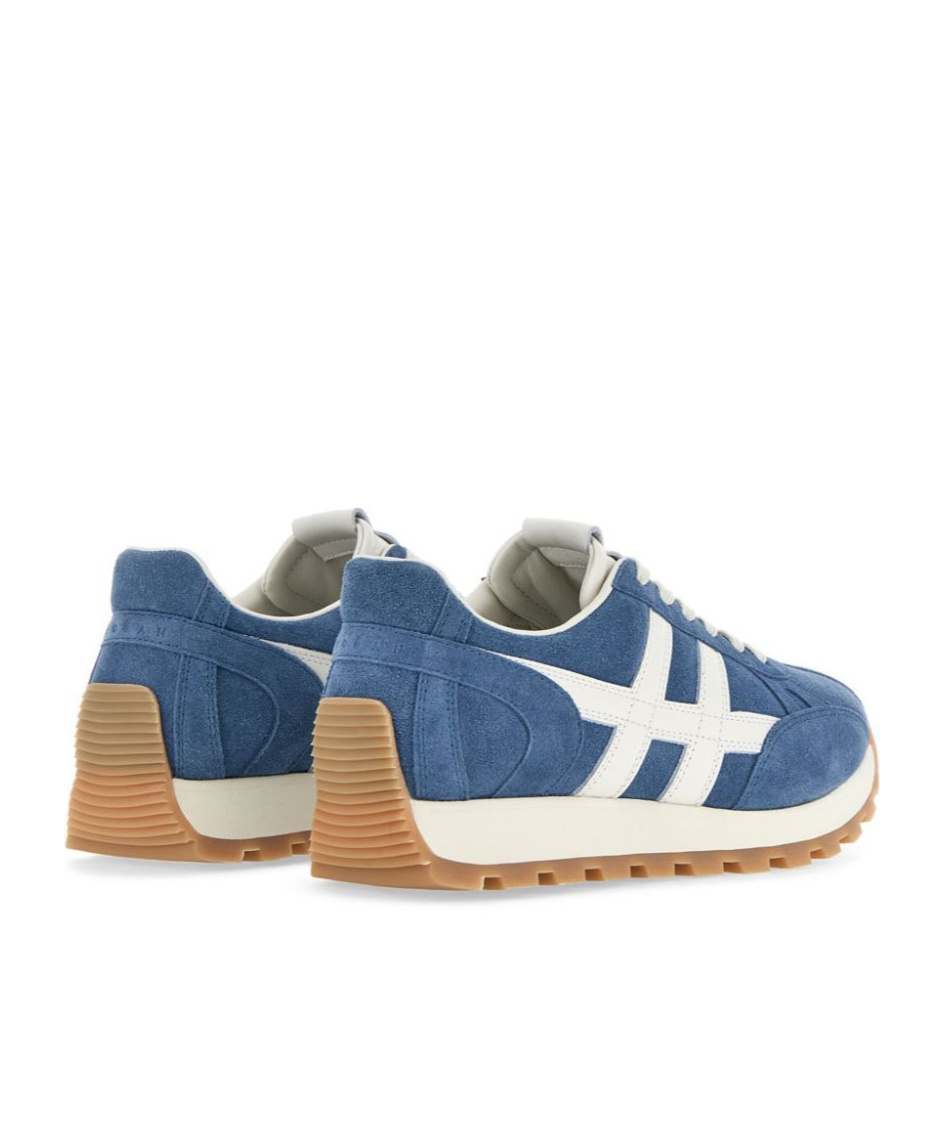 Hogan 86er Suede Sneakers Shoes In Blue