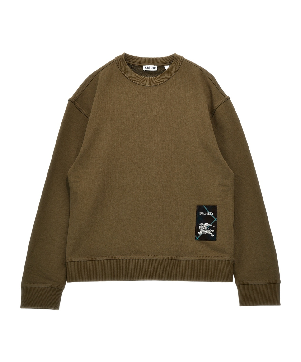 Burberry Long-sleeved Sweater In Green