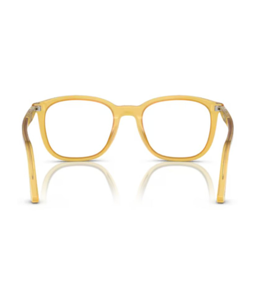 Persol Geometric Eyeglass Frames In Yellow