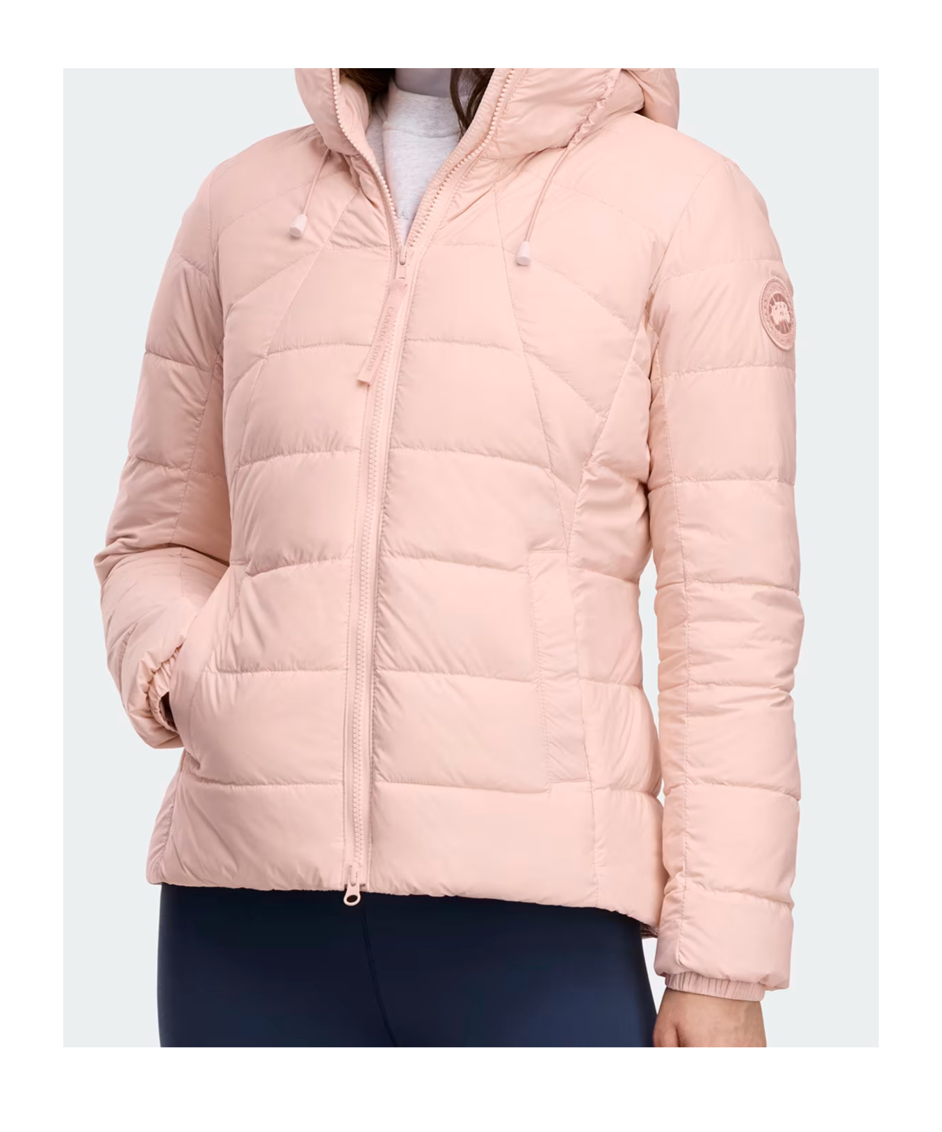 Canada Goose Abbott Hooded 625 Fill Power Down Jacket In Pink