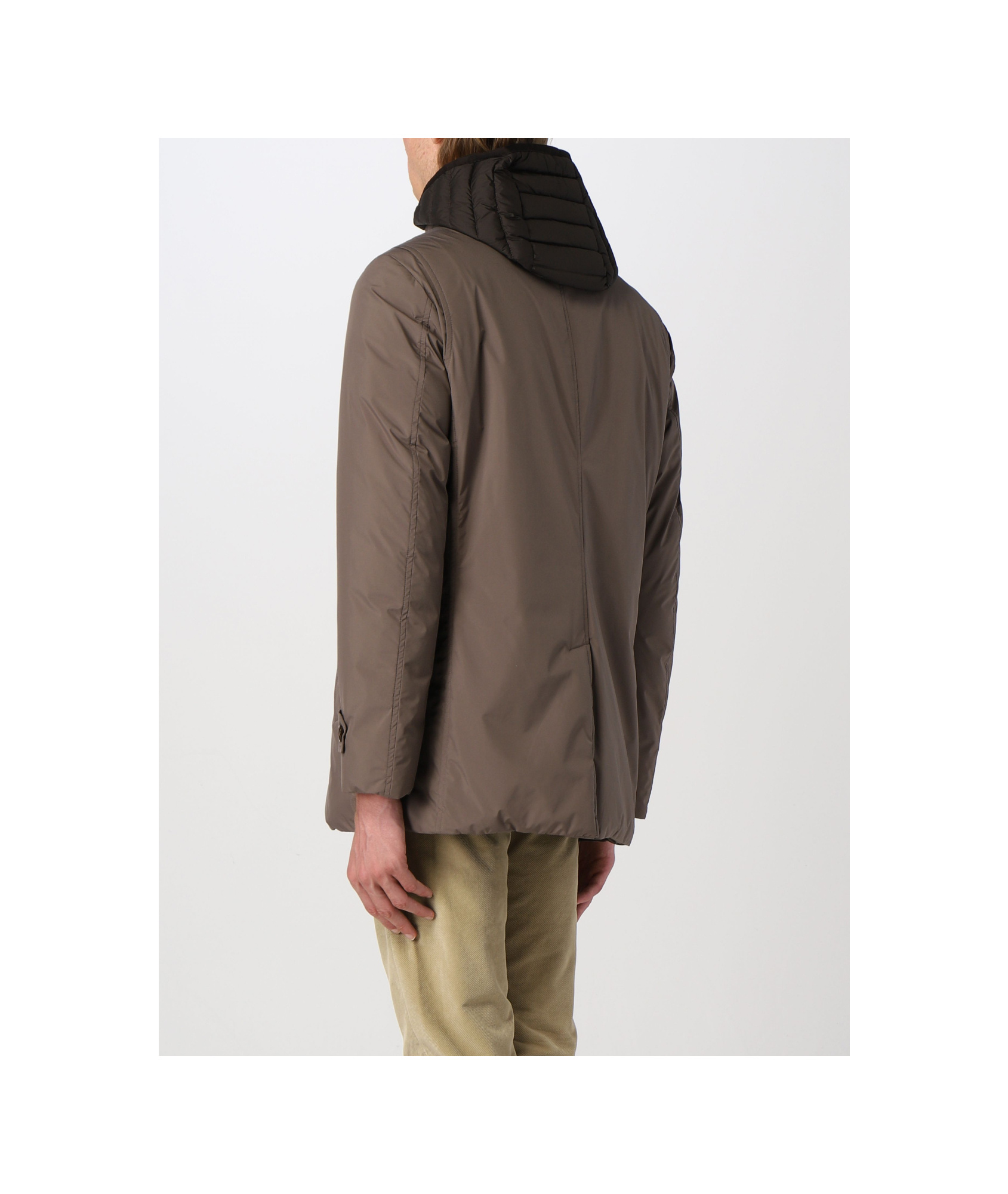 Moorer Long-sleeved Cotton Clothes In Brown