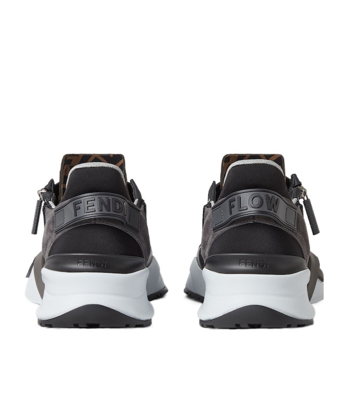 Fendi Men Flusso Di Scarpe Da Ginnastica In Brown