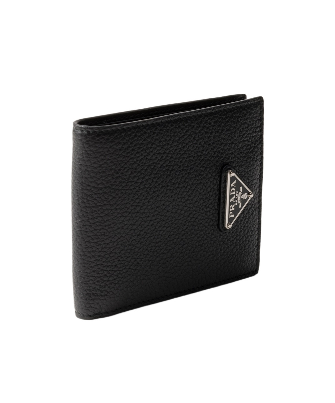 Prada Mens Black Re-nylon Recycled-nylon And Leather Wallet In Black