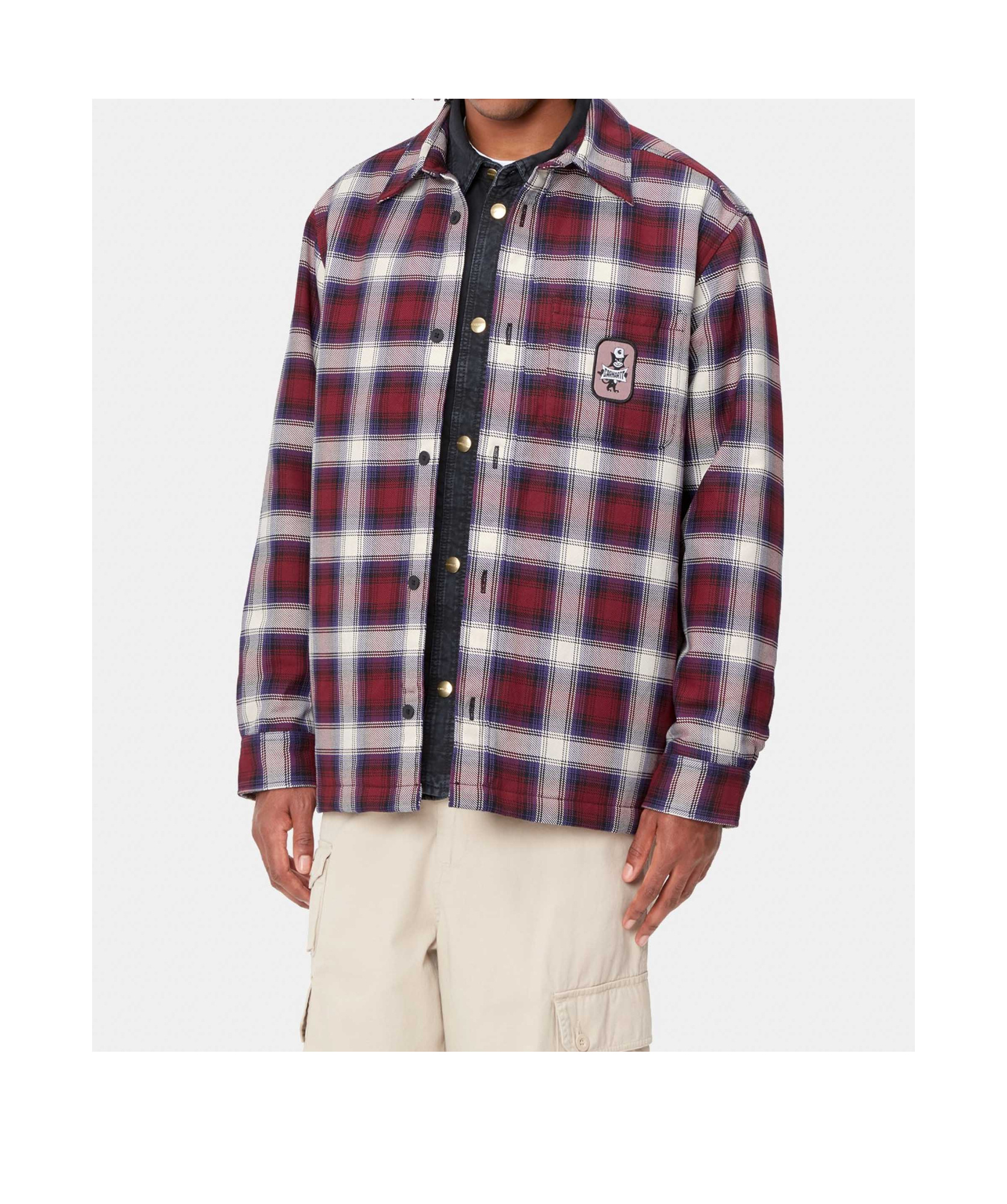 Carhartt Monahan Shirt Jacket In Gray