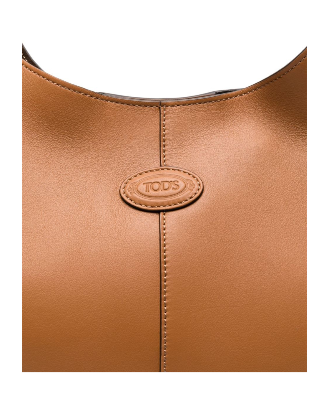 Tod's Di Bag Hobo Logo Detailed Medium Shoulder Bag In Brown