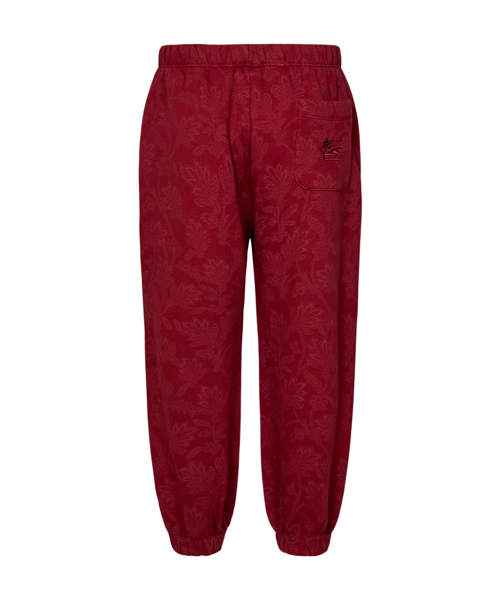 Etro Elastic Waist Paisley Printed Sweatpants In Purple