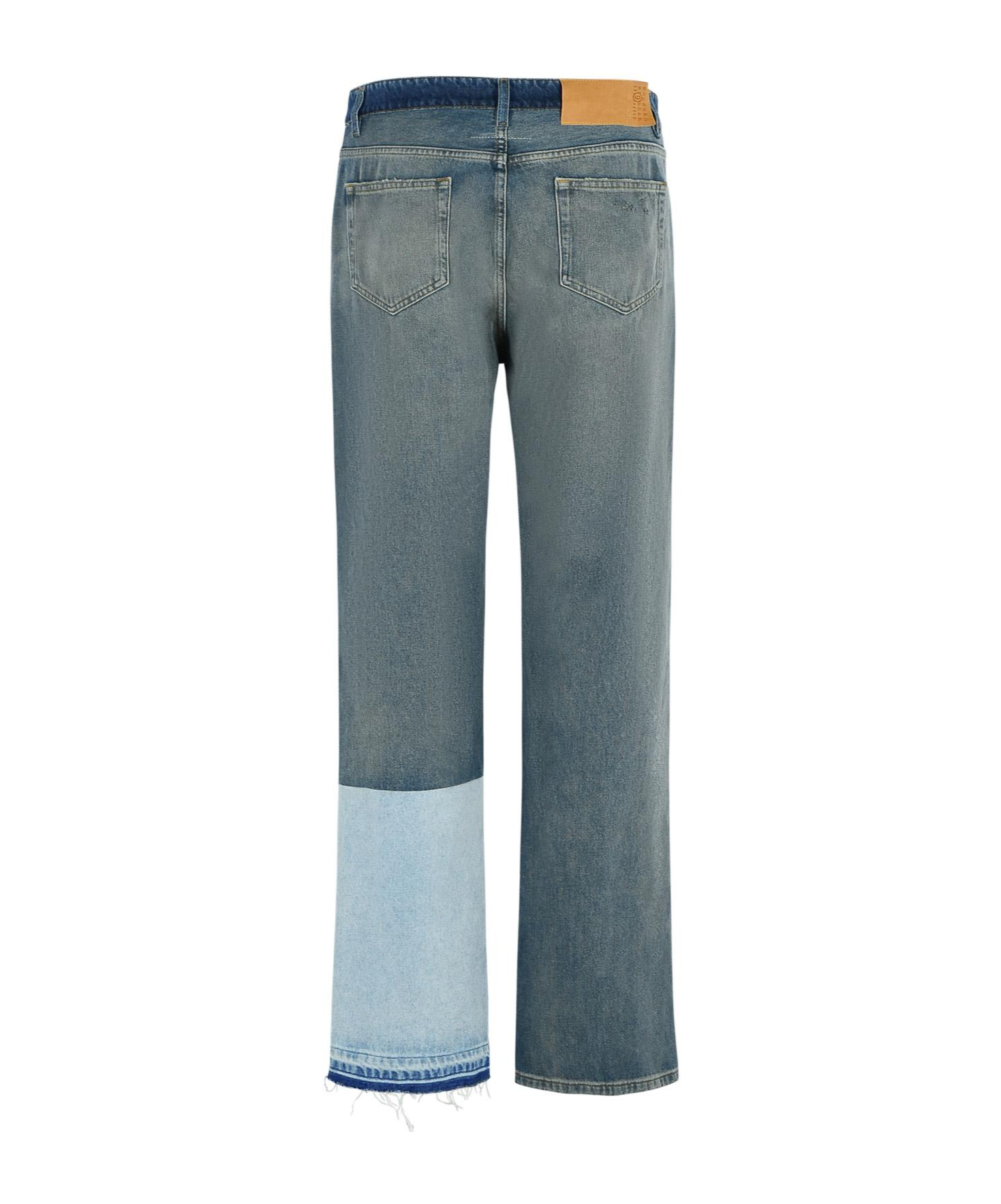 Mm6 Maison Margiela Belt-loop Jeans In Gray