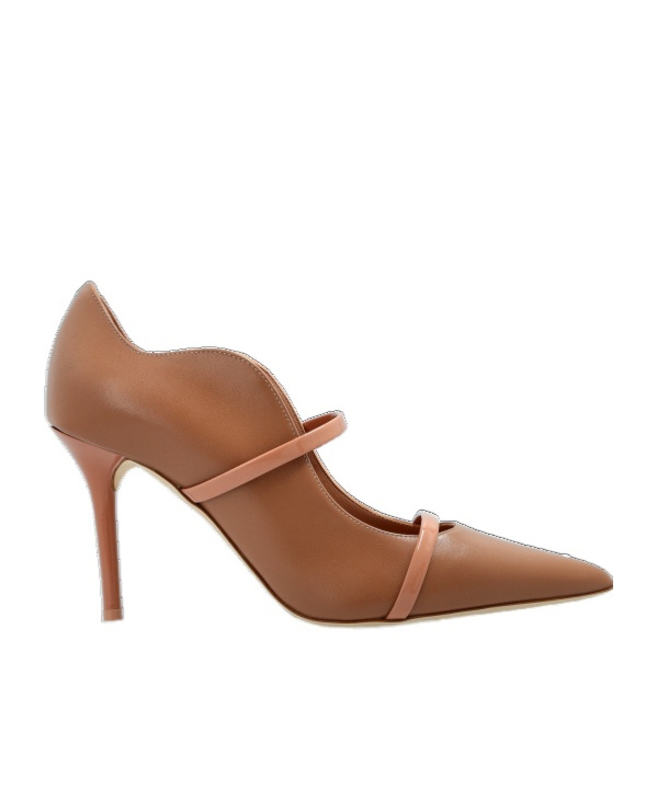 Malone Souliers Pointed High Heels In Brown