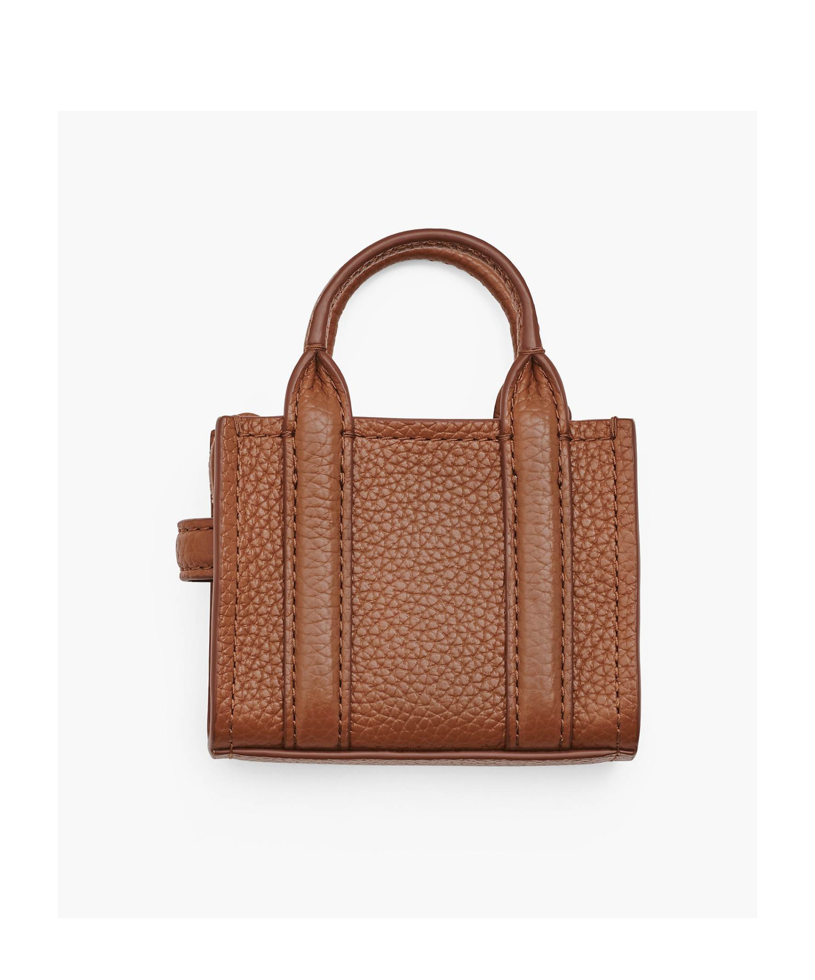 Marc Jacobs Logo Keychain In Brown