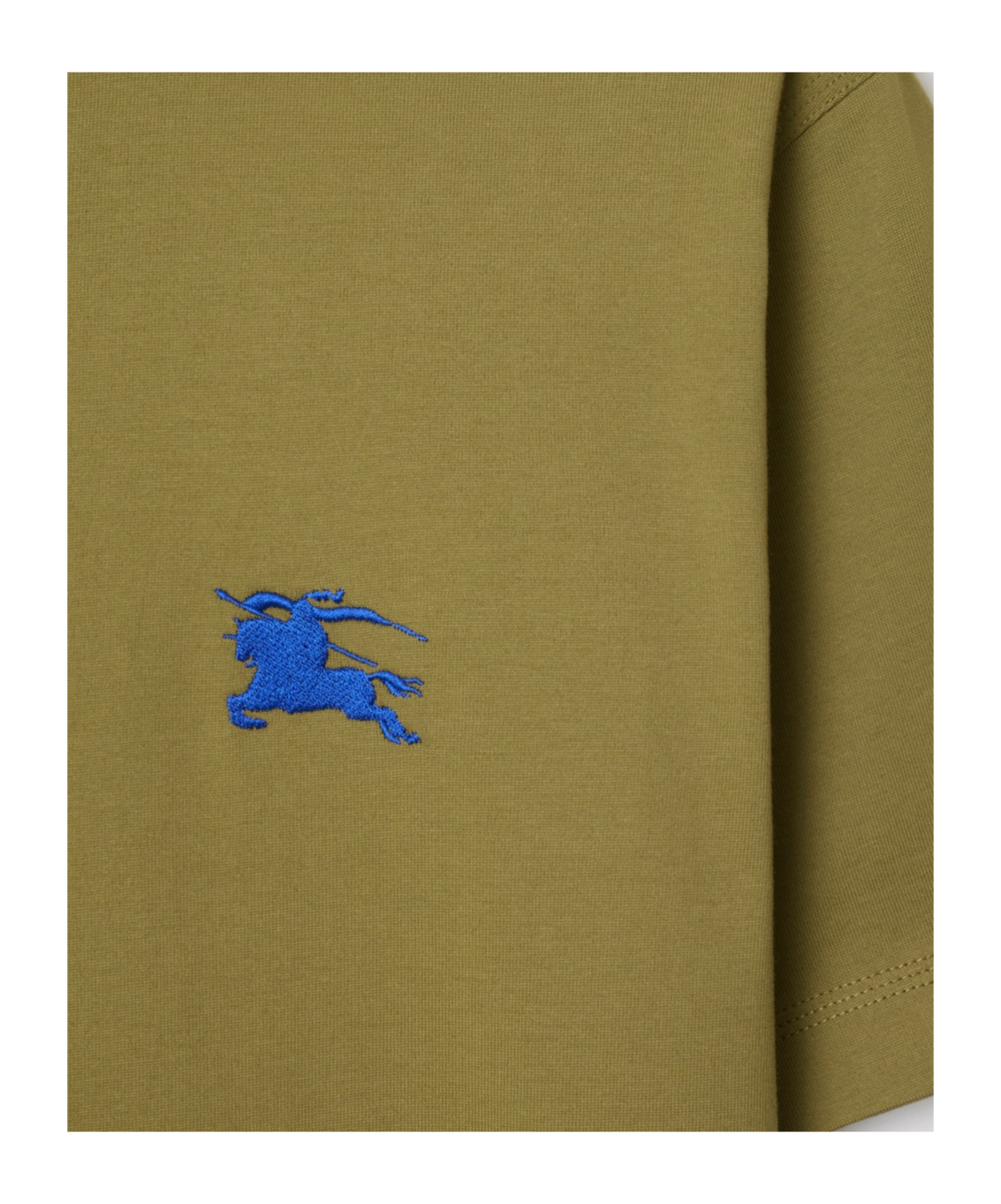 Burberry Cotton T-shirt In Estate