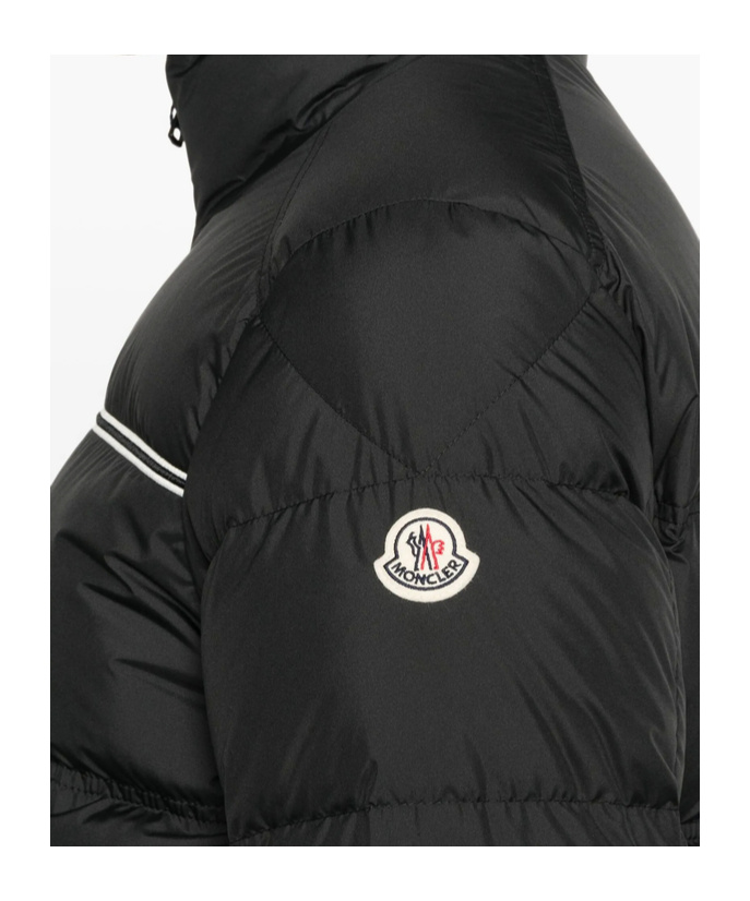 Moncler Long-sleeved Down Jacket In Black