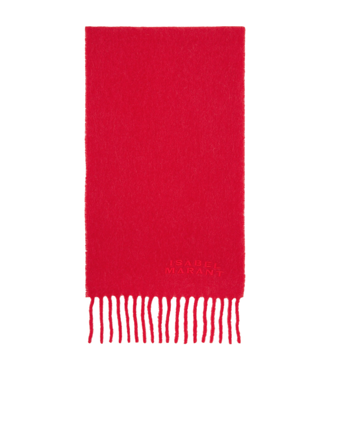 Isabel Marant Red Firny Scarf In Red