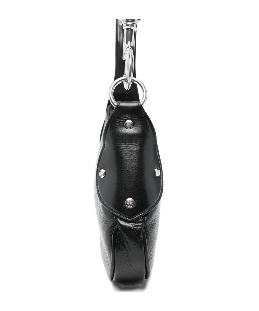 Mulberry Rivet-detail Leather Shoulder Bag In Black